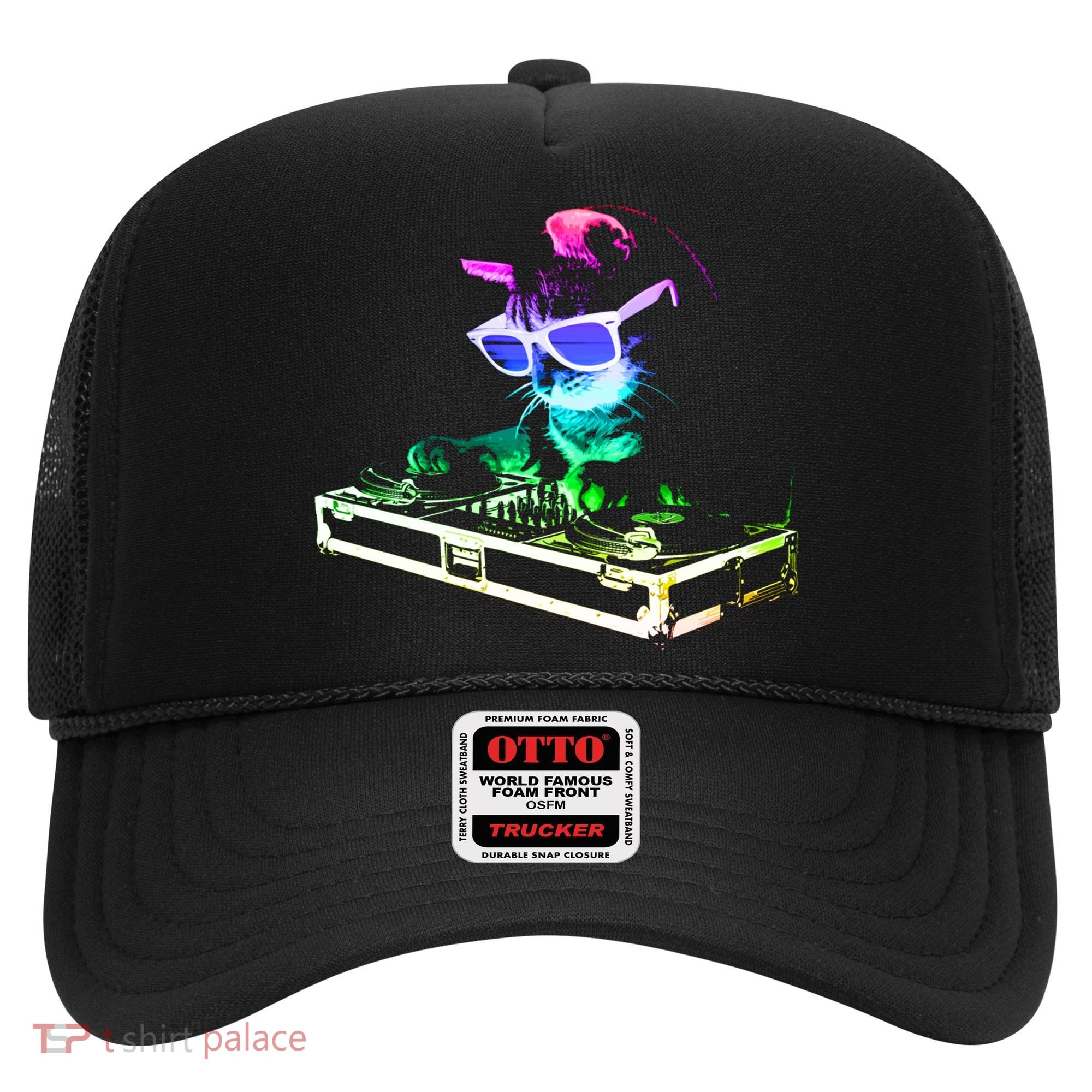 House Cat (Rainbow Dj Cat Kitty) Great Gift Hat