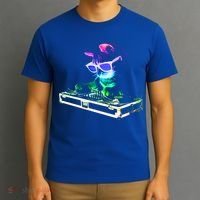 House Cat (Rainbow Dj Cat Kitty) Great Gift T-Shirt thumb 3