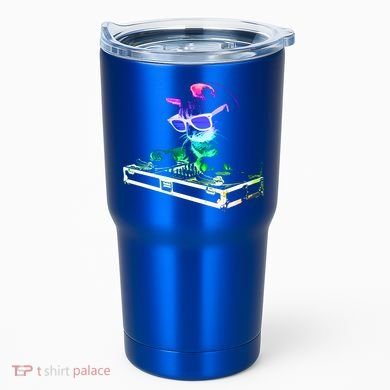House Cat (Rainbow Dj Cat Kitty) Great Gift Tumbler