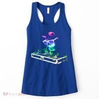 House Cat (Rainbow Dj Cat Kitty) Great Gift Women's Tank Top thumb 0
