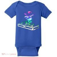 House Cat (Rainbow Dj Cat Kitty) Great Gift Baby Bodysuit thumb 0