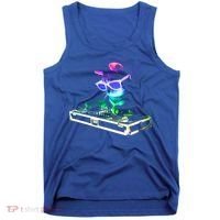 House Cat (Rainbow Dj Cat Kitty) Great Gift Tank Top thumb 0