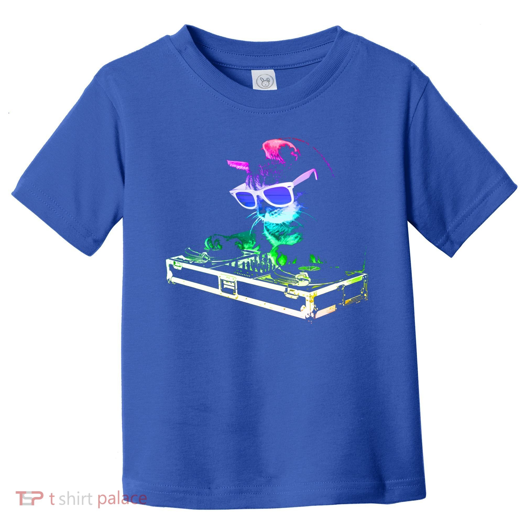 House Cat (Rainbow Dj Cat Kitty) Great Gift Toddler T-Shirt