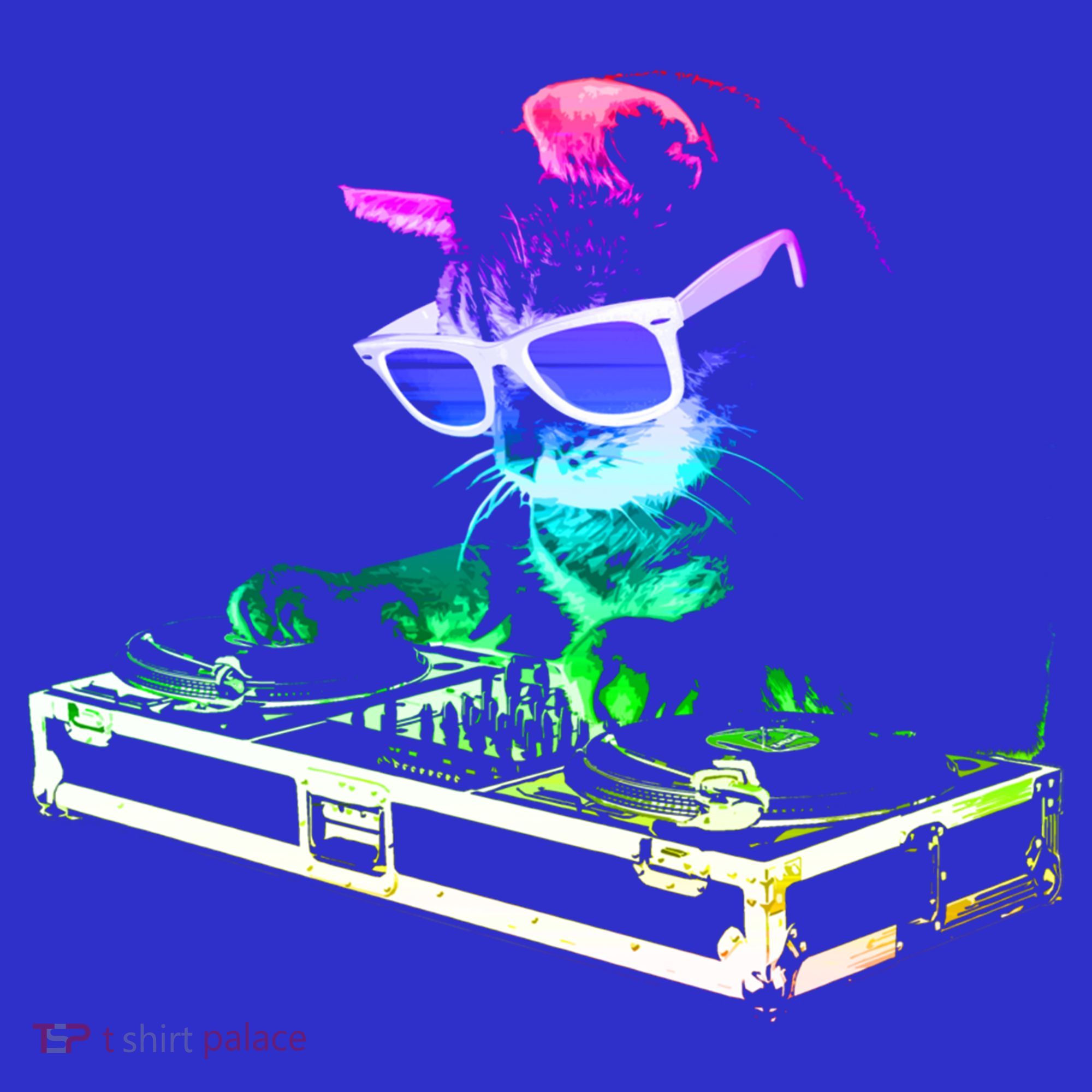 House Cat (Rainbow Dj Cat Kitty) Great Gift Visor