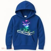 House Cat (Rainbow Dj Cat Kitty) Great Gift Kids Hoodie thumb 0