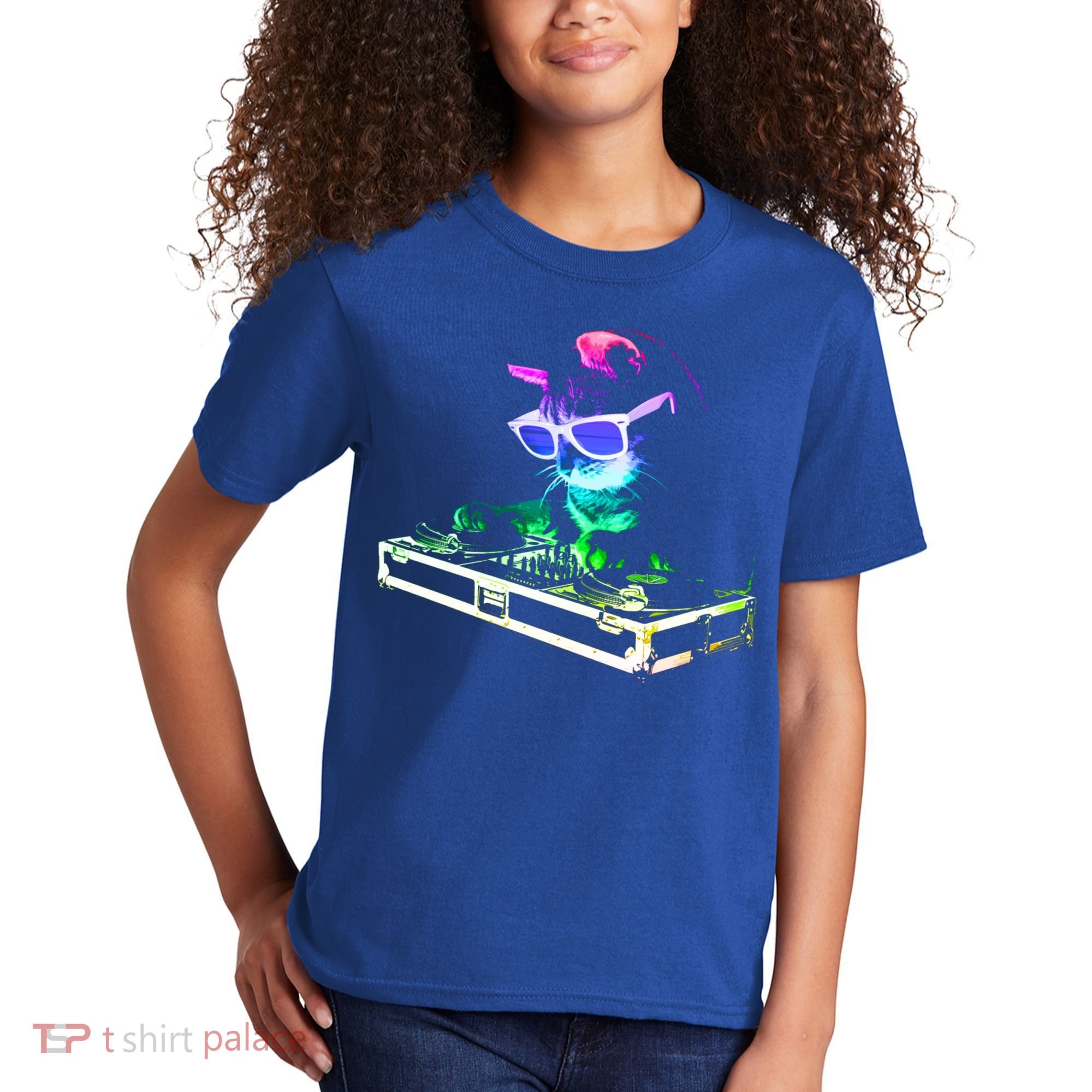 House Cat (Rainbow Dj Cat Kitty) Great Gift Kids T-Shirt