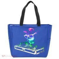 House Cat (Rainbow Dj Cat Kitty) Great Gift Tote Bag thumb 0