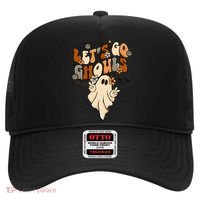 Halloween Costume Retro LetS Go Ghouls Peace Sgn Ghost Gift Hat thumb 0