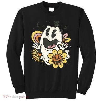 Halloween Cute Retro Ghost Sweatshirt