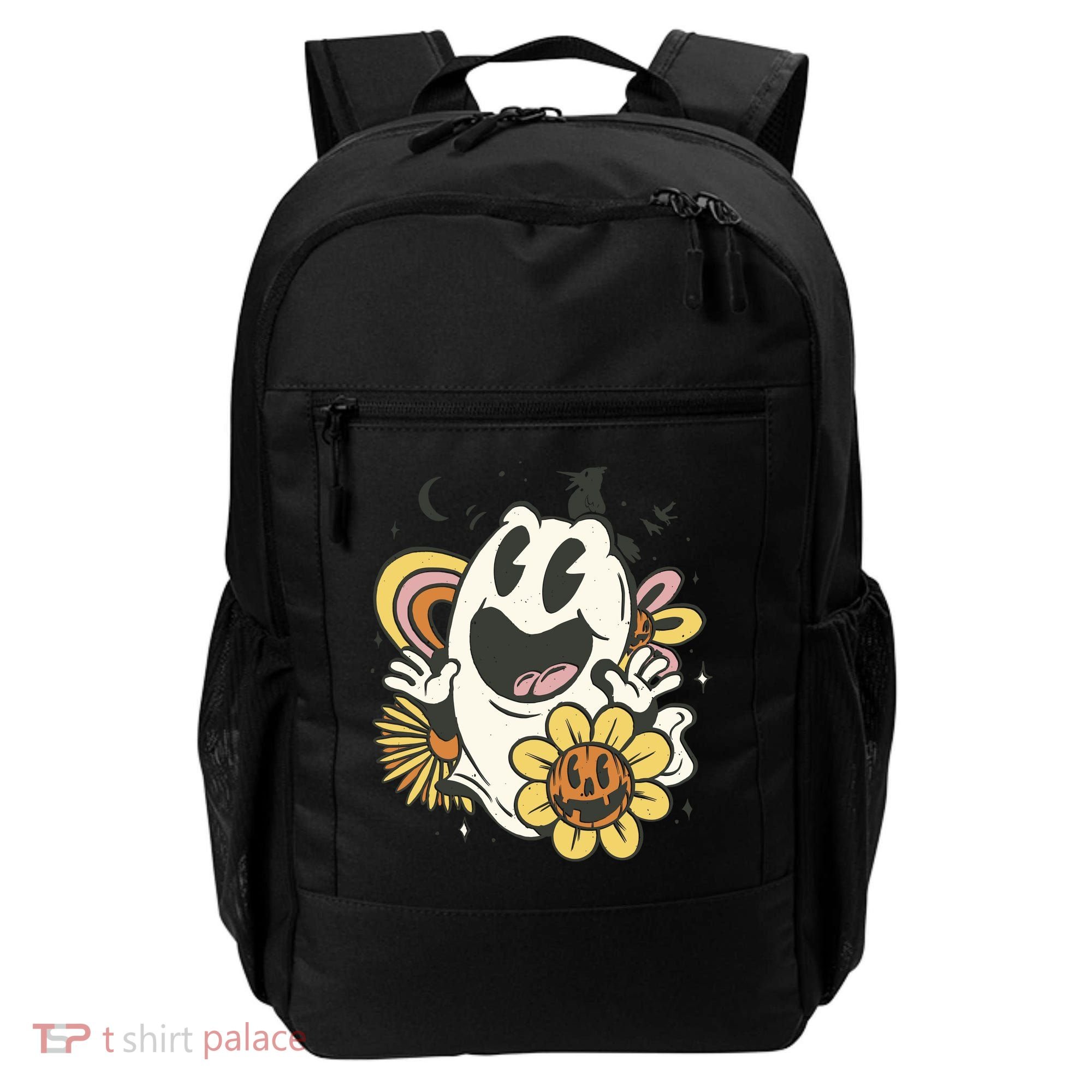 Halloween Cute Retro Ghost Backpack