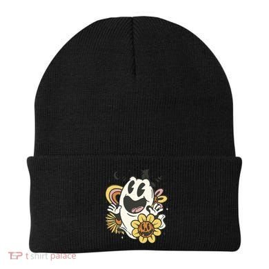 Halloween Cute Retro Ghost Beanie