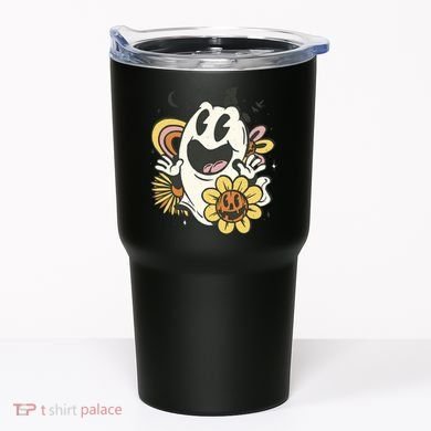 Halloween Cute Retro Ghost Tumbler
