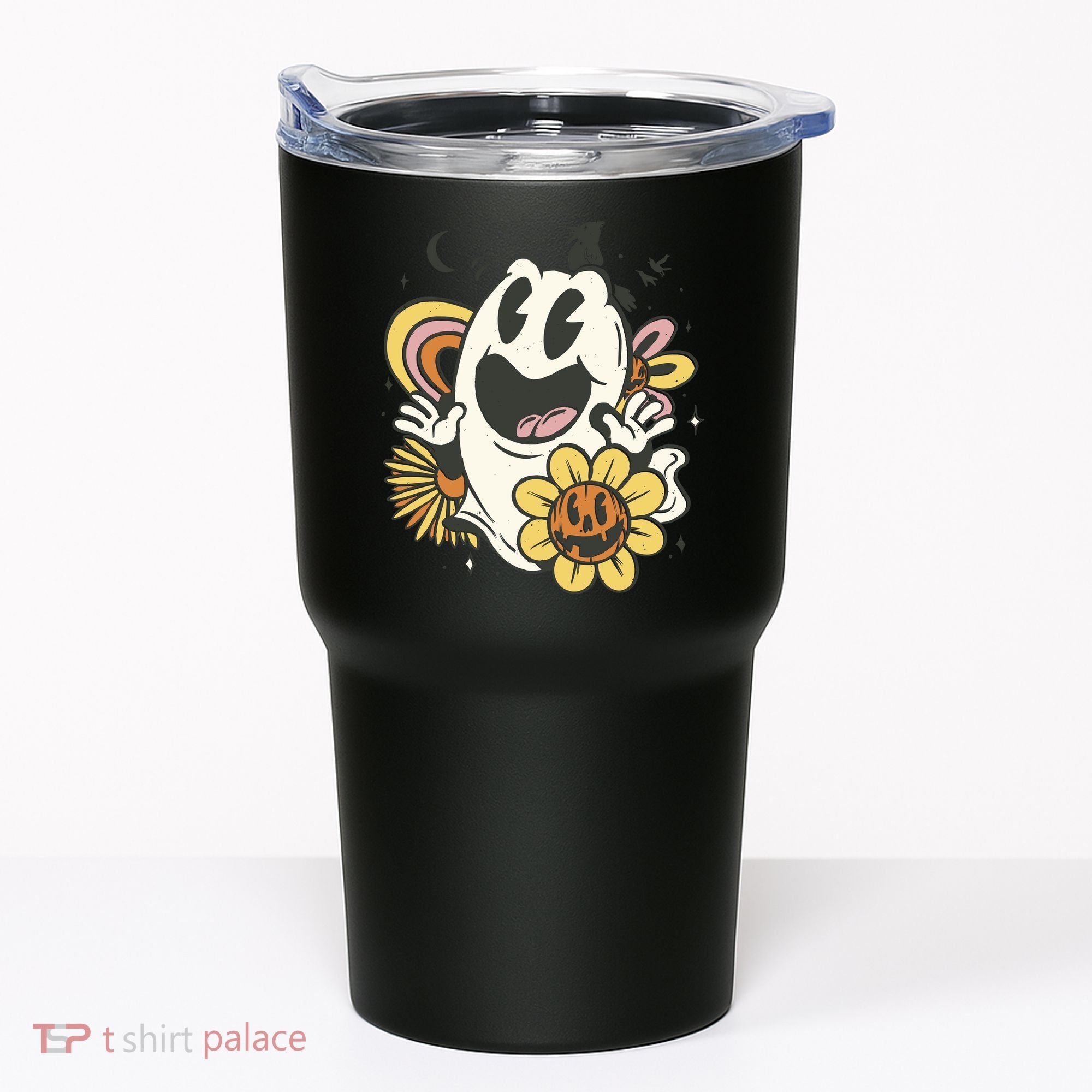 Halloween Cute Retro Ghost Tumbler