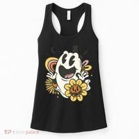 Halloween Cute Retro Ghost Women's Tank Top thumb 0