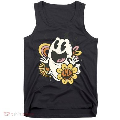 Halloween Cute Retro Ghost Tank Top