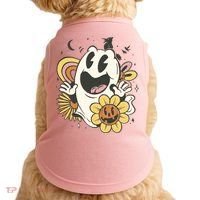 Halloween Cute Retro Ghost Doggie Tank thumb 0