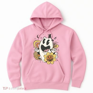 Halloween Cute Retro Ghost Hoodie