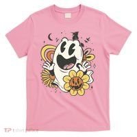 Halloween Cute Retro Ghost T-Shirt thumb 0