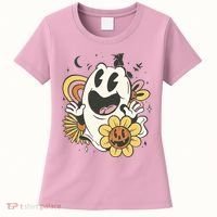 Halloween Cute Retro Ghost Women's T-Shirt thumb 0