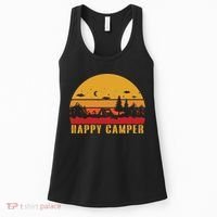 Happy Camper Retro Sunset Camping Women's Tank Top thumb 0