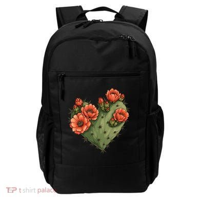 Heart Cactus Red Flower Backpack