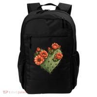 Heart Cactus Red Flower Backpack thumb 0