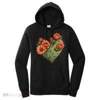 Heart Cactus Red Flower Women's Hoodie thumb 0