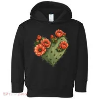 Heart Cactus Red Flower Toddler Hoodie thumb 0