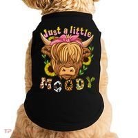 Highland Cow Scottish Highland Cow Doggie Tank thumb 0