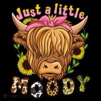 Highland Cow Scottish Highland Cow Baby Bodysuit thumb 2