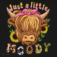 Highland Cow Scottish Highland Cow Toddler Hoodie thumb 2