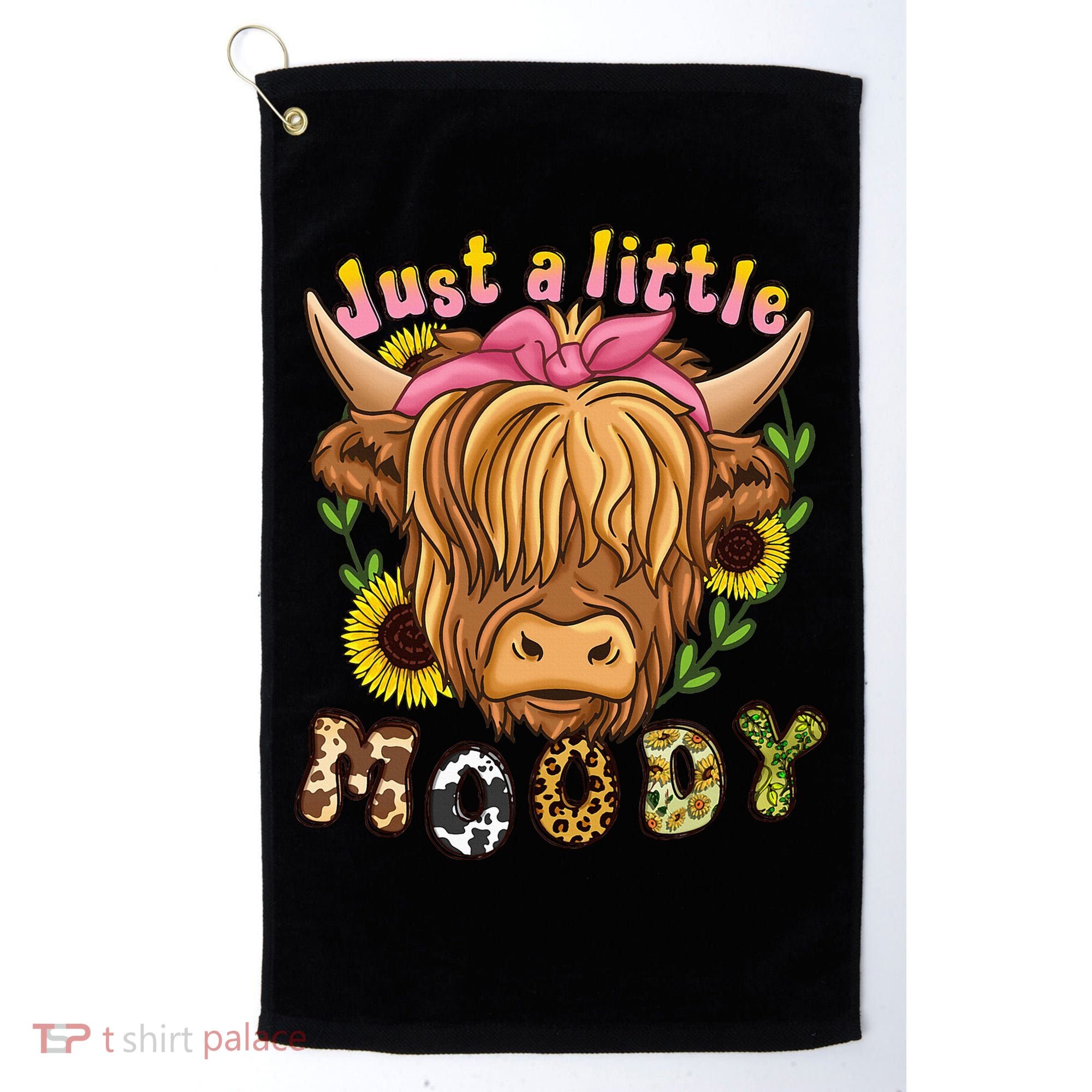 Highland Cow Scottish Highland Cow Golf Towel