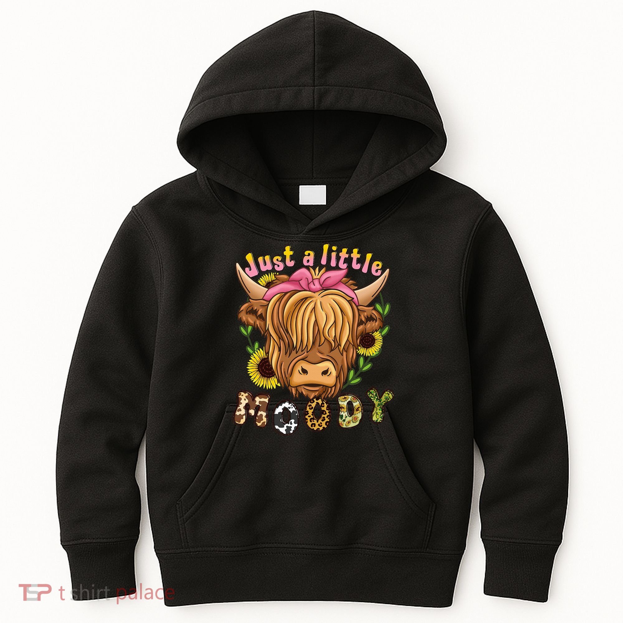 Highland Cow Scottish Highland Cow Kids Hoodie