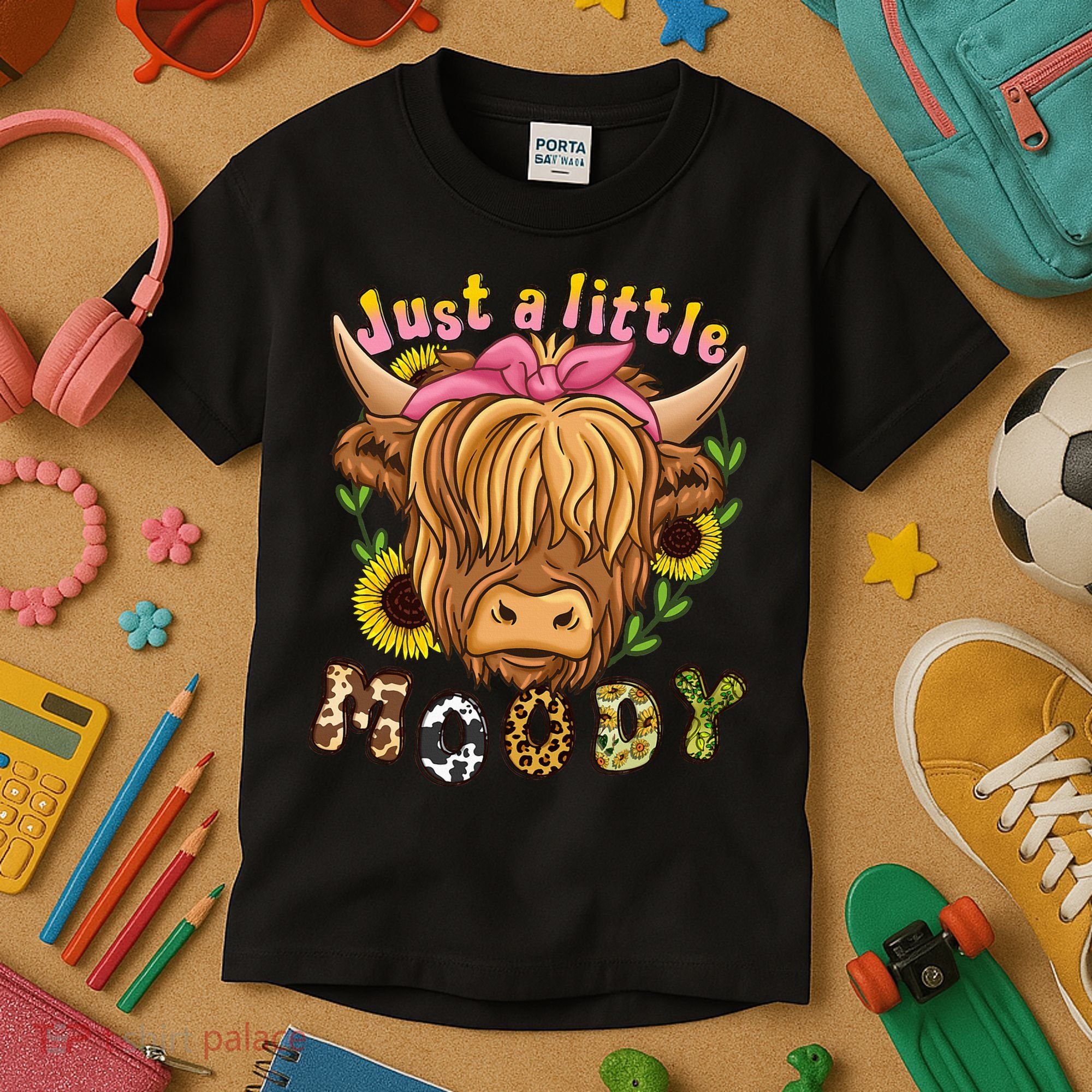 Highland Cow Scottish Highland Cow Kids T-Shirt
