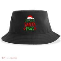 Here Comes Santa Paws Cute Christmas Sustainable Bucket Hat thumb 0