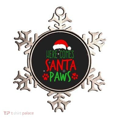 Here Comes Santa Paws Cute Christmas Ornament