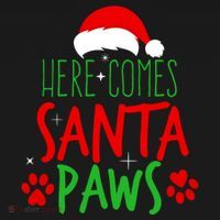Here Comes Santa Paws Cute Christmas Women's Tank Top thumb 5
