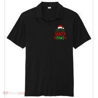 Here Comes Santa Paws Cute Christmas Sport-Tek Posi-UV Pro Polo thumb 0