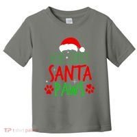 Here Comes Santa Paws Cute Christmas Toddler T-Shirt thumb 0