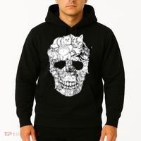 Halloween Cat Skull Kitty Skeleton Costume Skull Cat Hoodie thumb 2