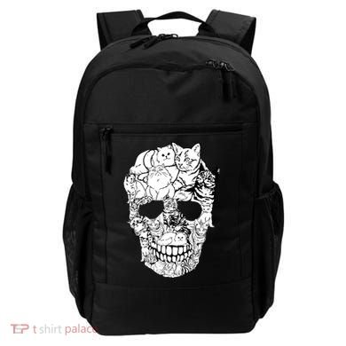 Halloween Cat Skull Kitty Skeleton Costume Skull Cat Backpack