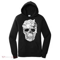 Halloween Cat Skull Kitty Skeleton Costume Skull Cat Women's Hoodie thumb 0