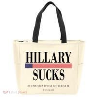 Hillary Clinton Sucks But Monica Is Way Better At It Tote Bag thumb 0