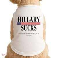 Hillary Clinton Sucks But Monica Is Way Better At It Doggie Tank thumb 0