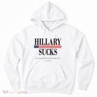 Hillary Clinton Sucks But Monica Is Way Better At It Hoodie thumb 0