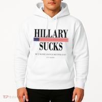 Hillary Clinton Sucks But Monica Is Way Better At It Hoodie thumb 2