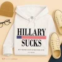 Hillary Clinton Sucks But Monica Is Way Better At It Hoodie thumb 4