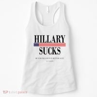 Hillary Clinton Sucks But Monica Is Way Better At It Women's Tank Top thumb 0