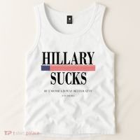Hillary Clinton Sucks But Monica Is Way Better At It Tank Top thumb 2