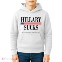 Hillary Clinton Sucks But Monica Is Way Better At It Kids Hoodie thumb 4